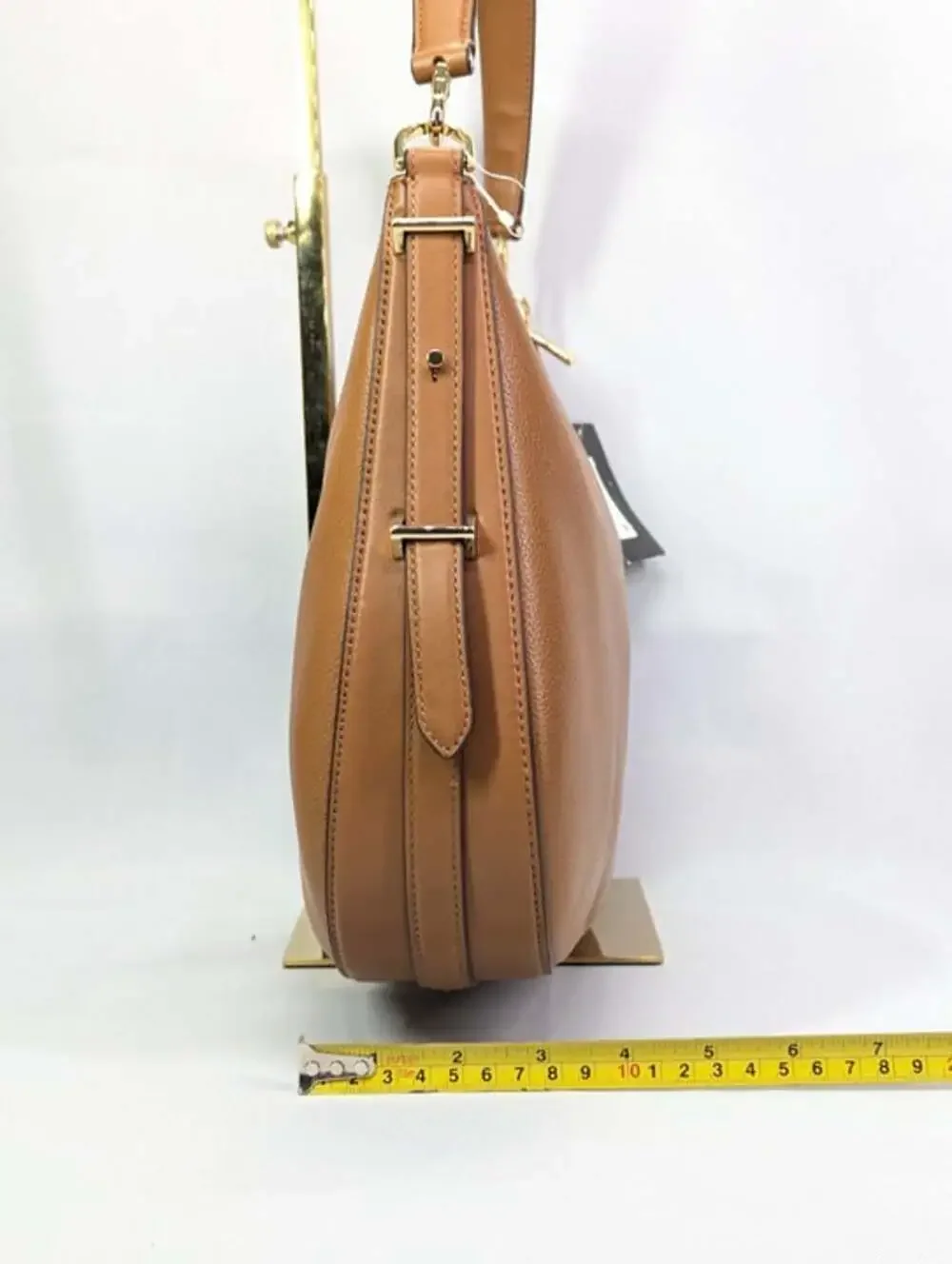 Kate Spade New York Liv Pebbled Leather Shoulder Bag Cavern Clay (MSRP $358)